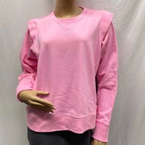 NWT DKNY JEANS PINK DETAILED SWEATSHIRT